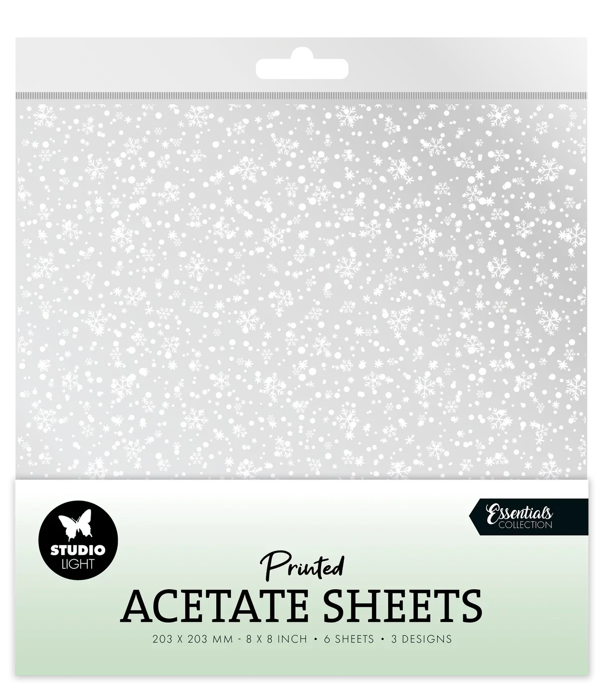 Sl Acetate Sheet Snowflakes Essentials 6 Sh 1