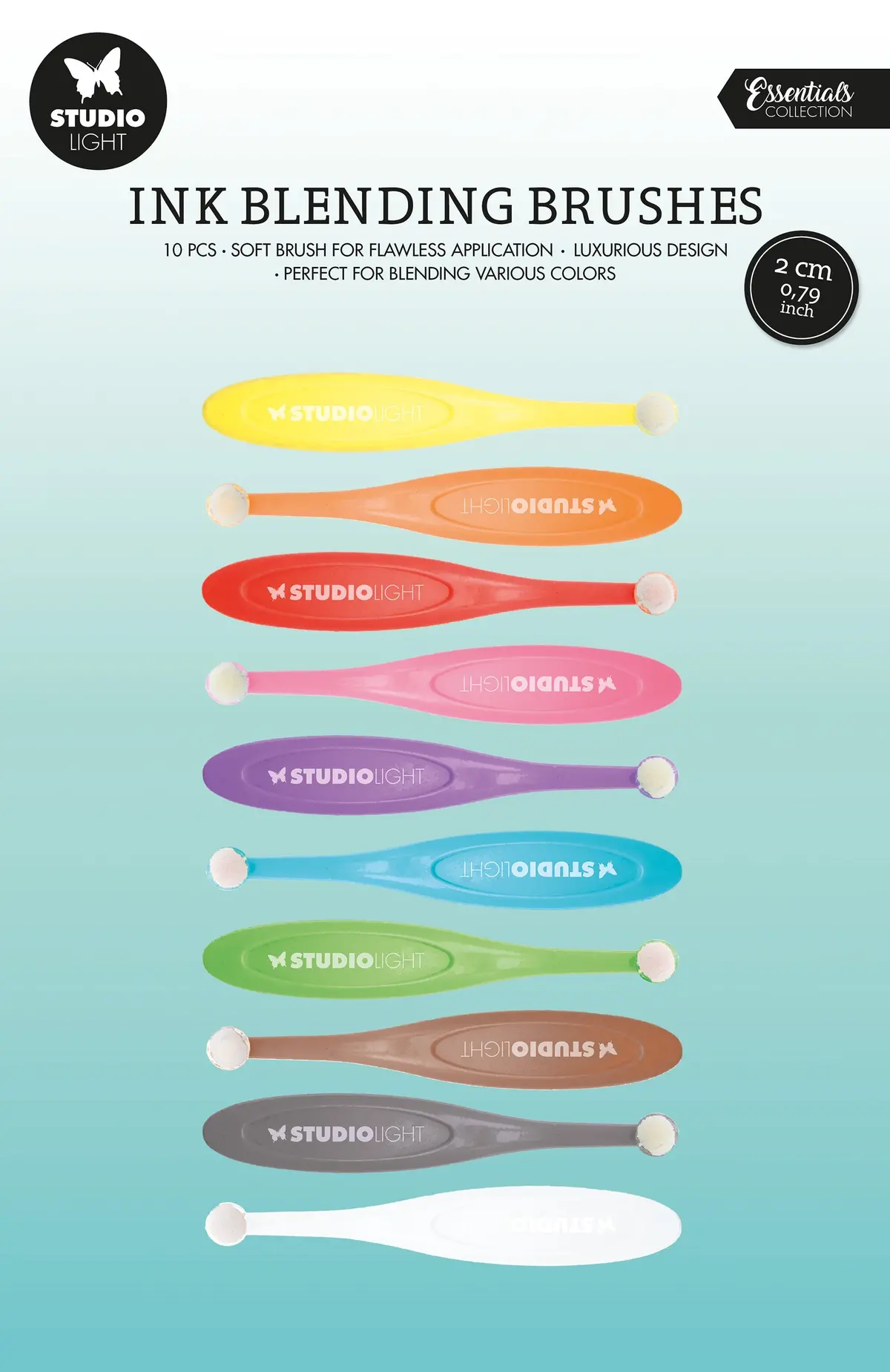 Sl Ink Blending Brushes 20 Mm Essential Tools 160X290x25mm 10 Pc Nr.05 1