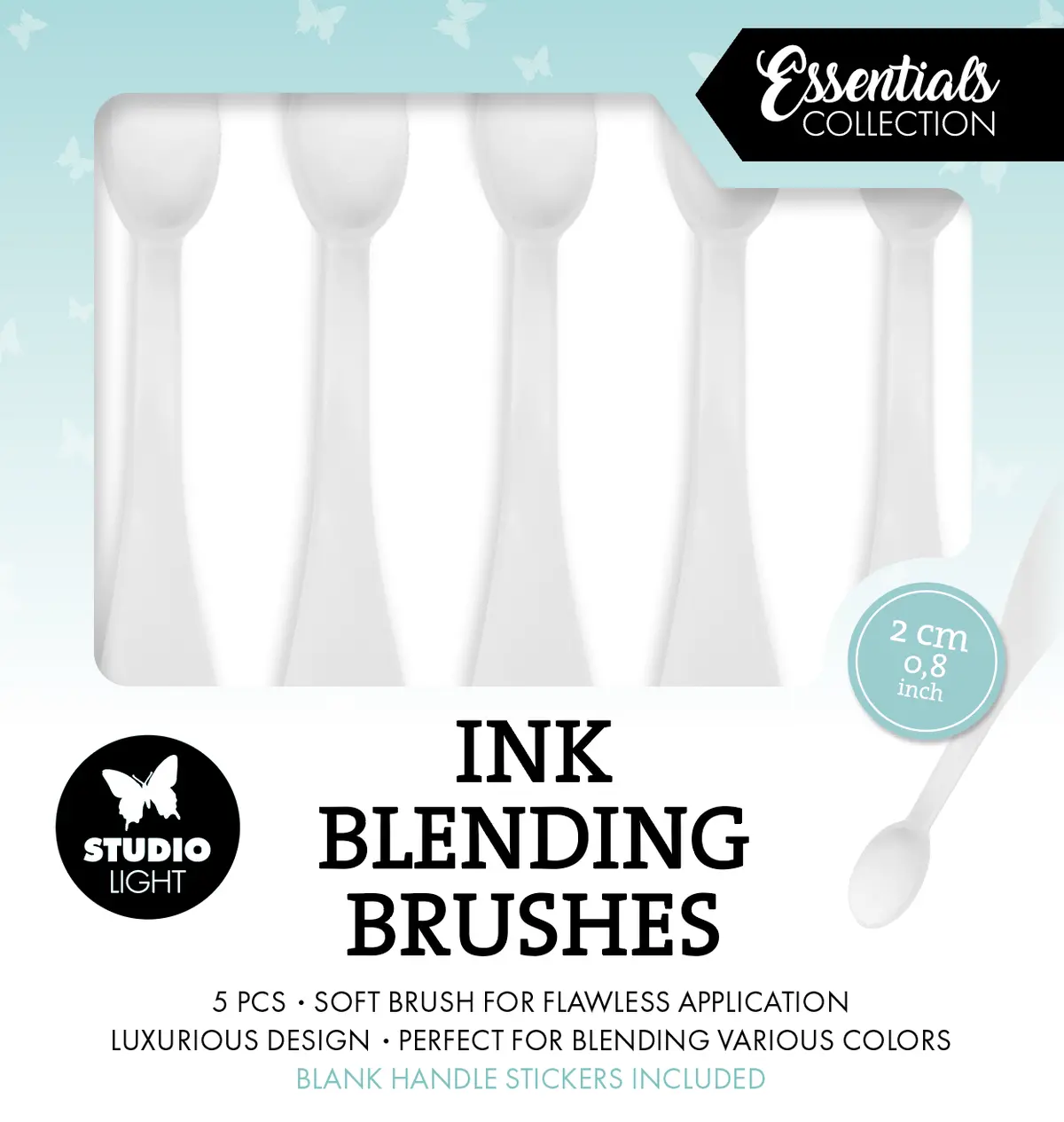 Sl Blending Brushes 5X 2Cm Soft Brush Essentials 5 Pieces 1