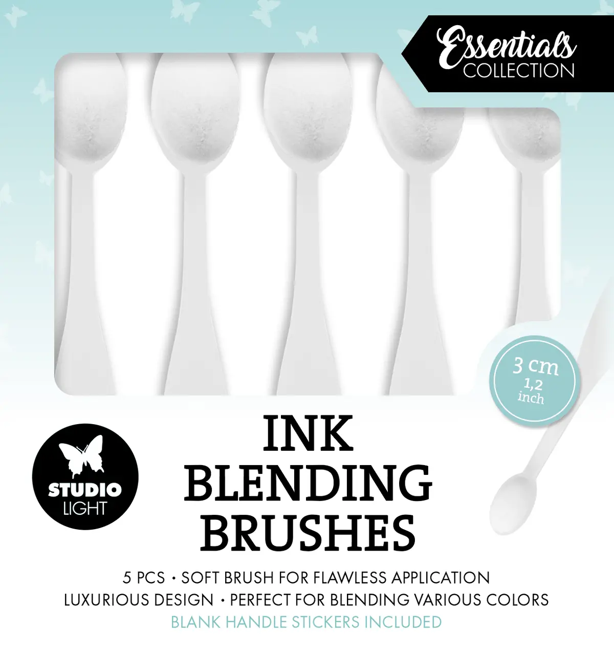 Sl Blending Brushes 5X 3Cm Soft Brush Essentials 5 Pieces 1