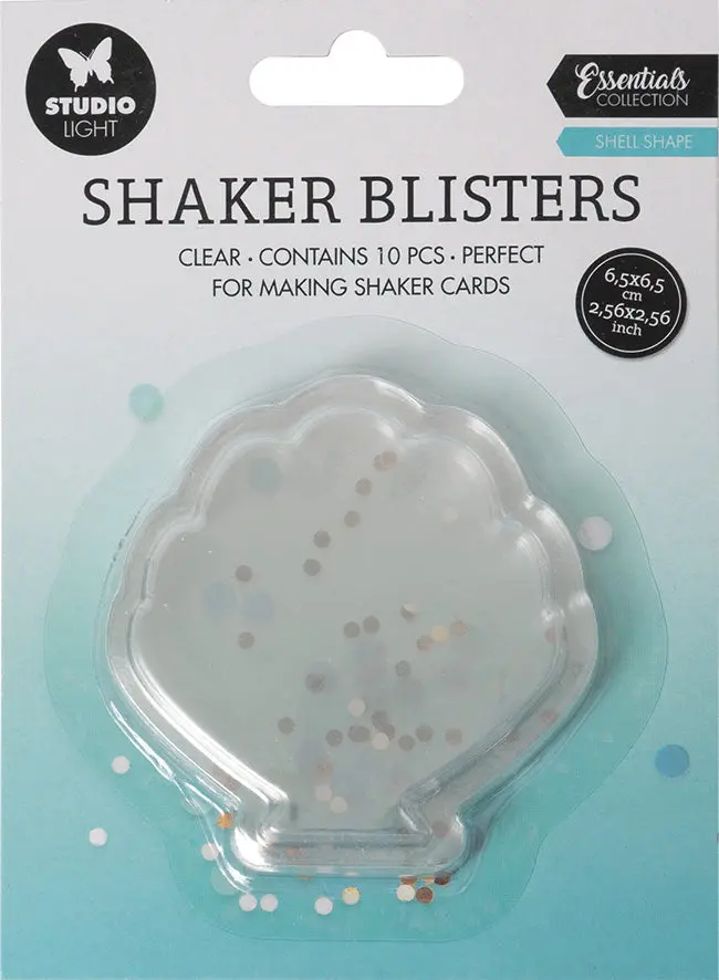 Sl Shaker Blisters Shell Shape Essentials 75X75x11mm 10 Pc Nr.13 1