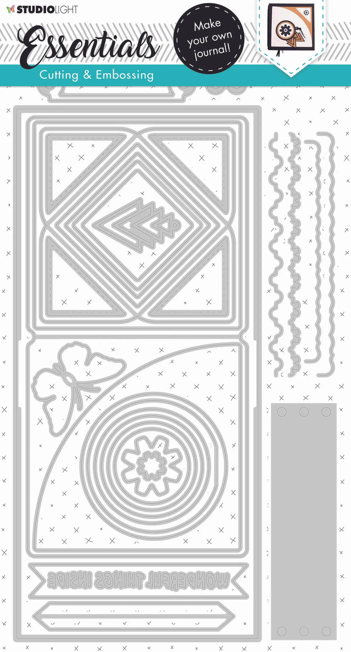 Sl Cutting Die Square Journal Essentials 148X210x1mm 1 Pc Nr.100 1