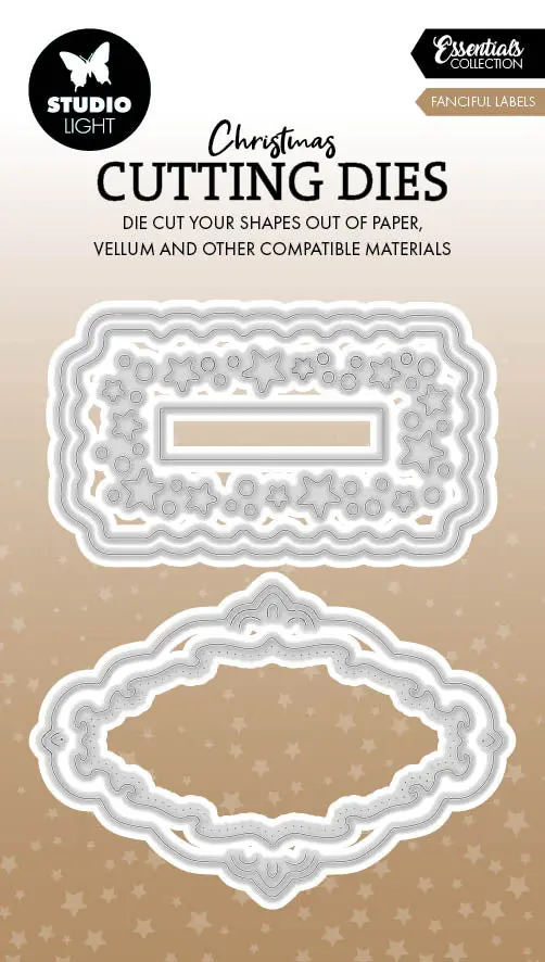 Sl Cutting Die Fanciful Labels Essentials 6 Pieces 1