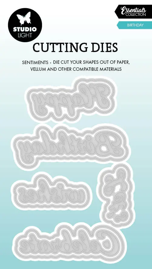 Sl Cutting Die Birthday Essentials 77X86x1mm 10 Pieces 1