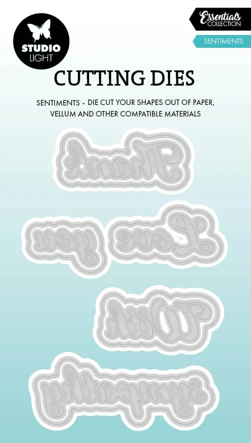 Sl Cutting Die Sentiment Essentials 77X86x1mm 10 Pieces 1