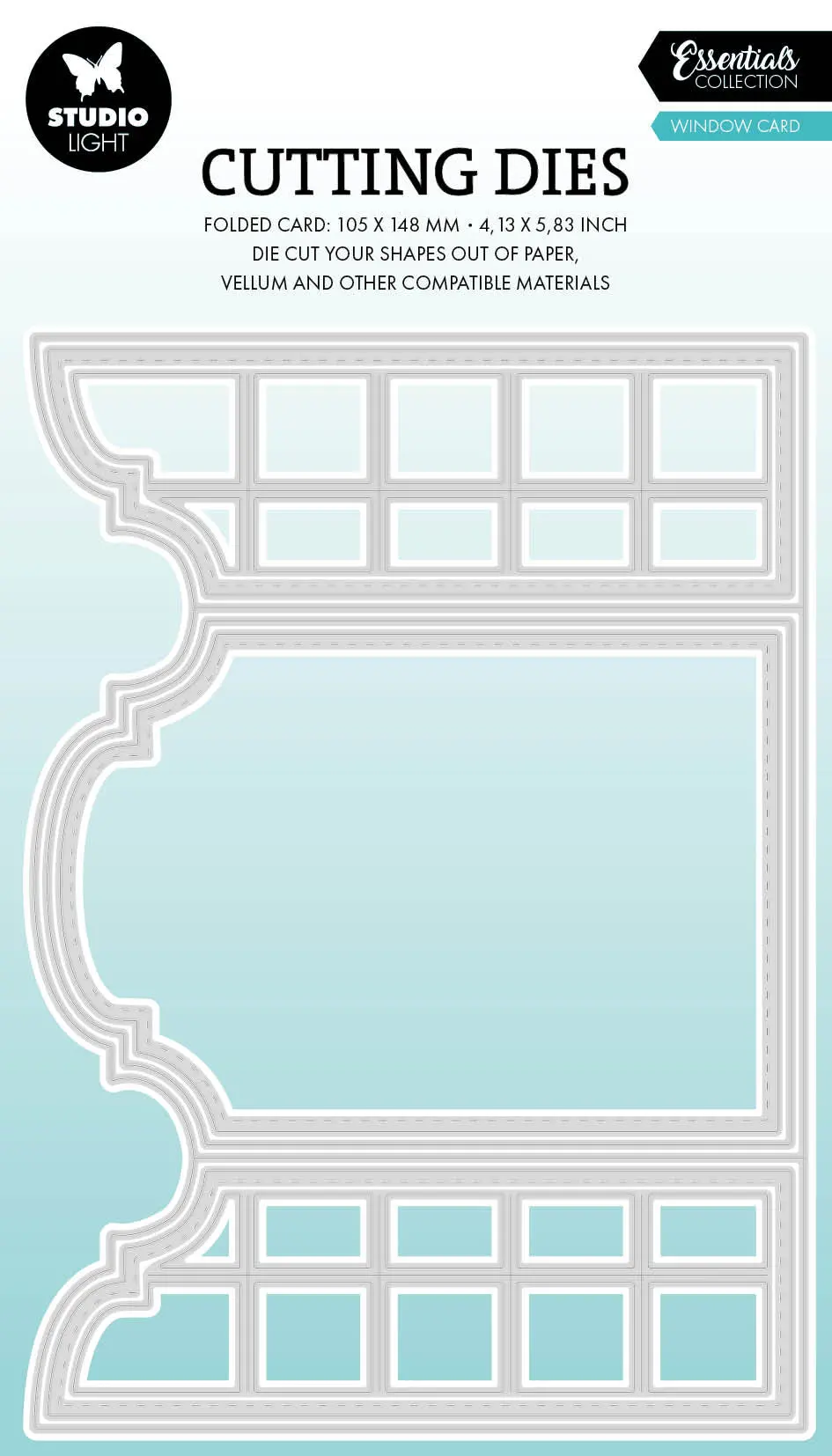 Sl Cutting Die Window Folding Cardshape Essentials 7 Pieces 1