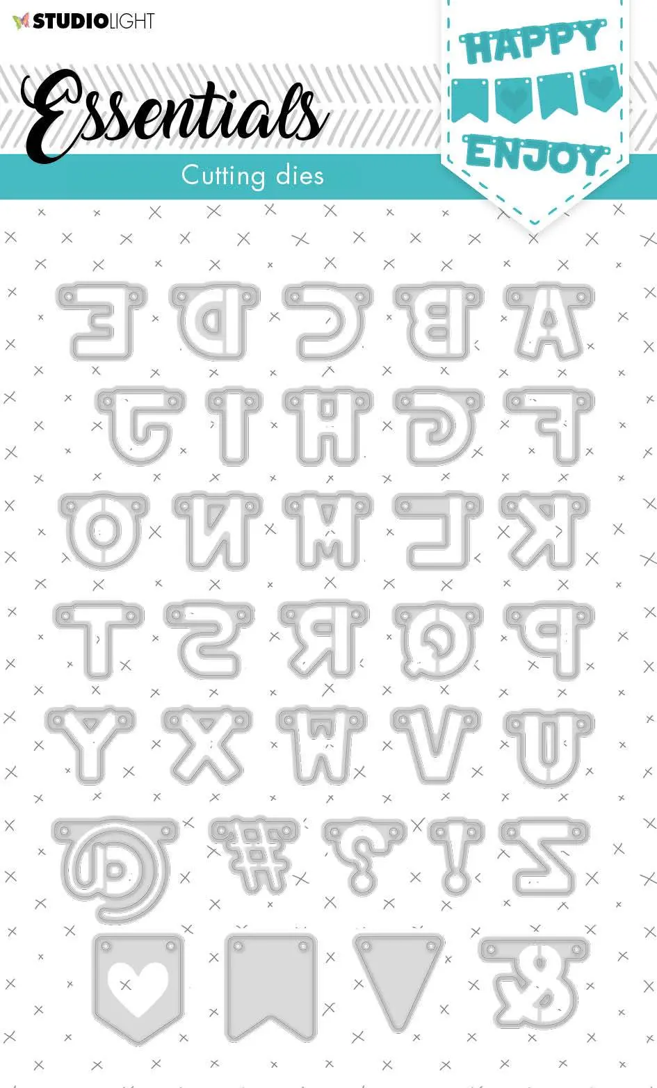 Sl Cutting Die Garland Alphabet Essentials 134X186x1mm 1 Pc Nr.126 1