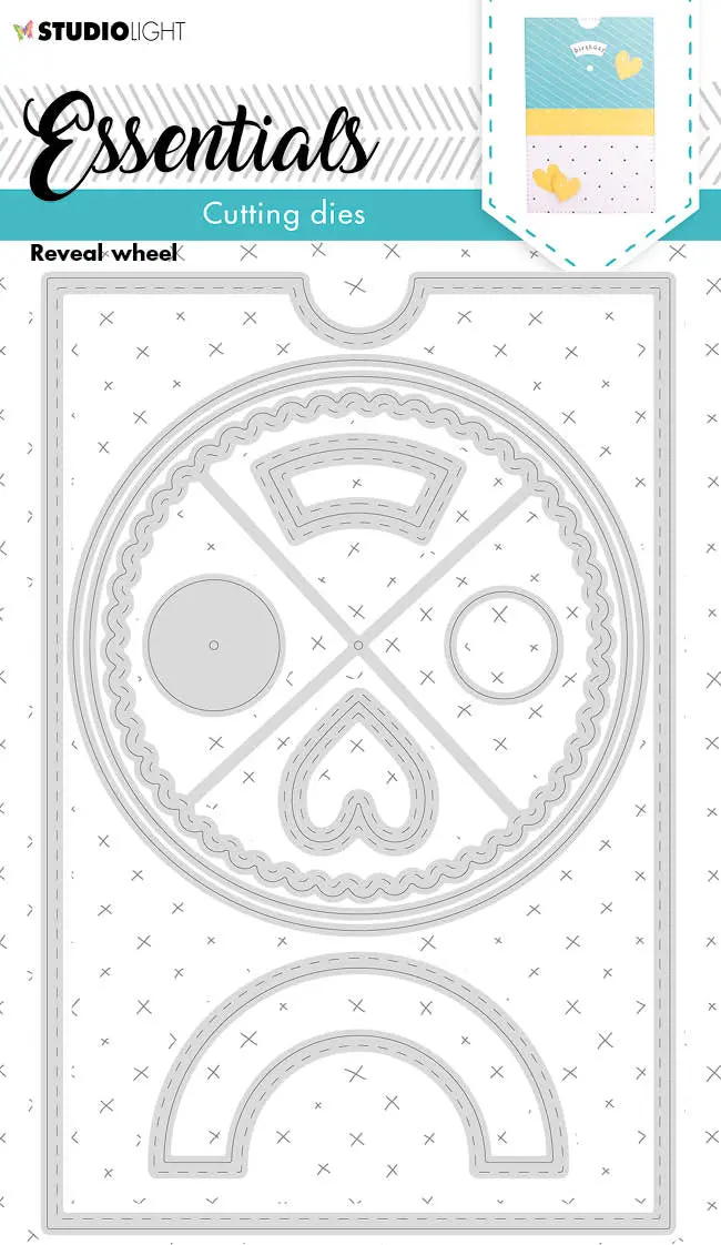 Sl Cutting Die Reveal Wheel Essentials 95X145x1mm 1 Pc Nr.166 1