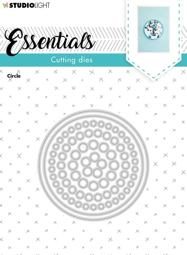 Sl Cutting Die Circle Essentials 66X66x1mm 1 Pc Nr.177 1
