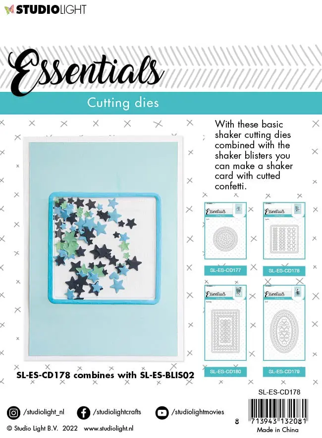 Sl Cutting Die Square Essentials 76X76x1mm 1 Pc Nr.178 2