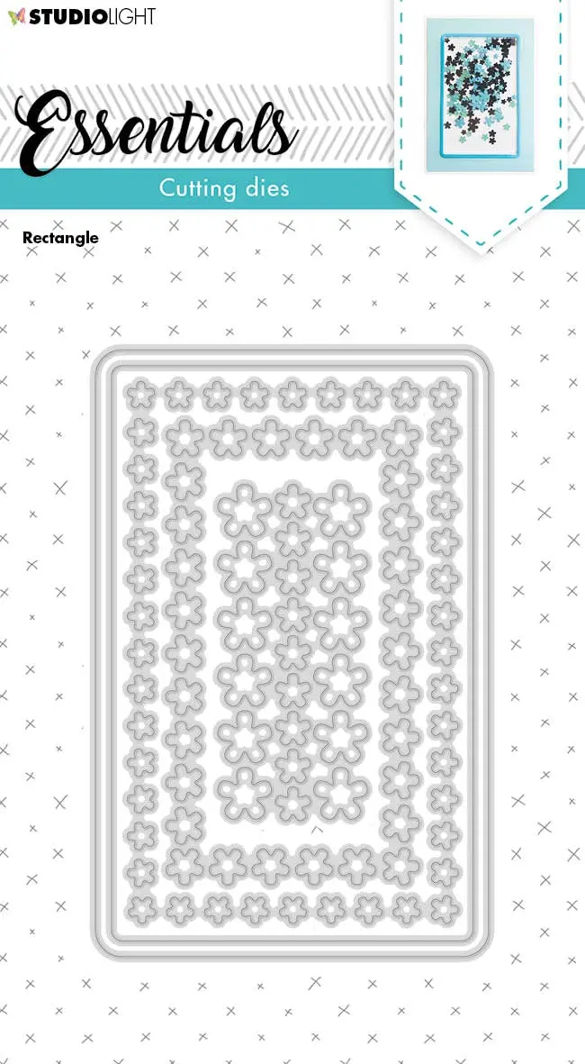 Sl Cutting Die Rectangle Essentials 76X116x1mm 1 Pc Nr.180 1