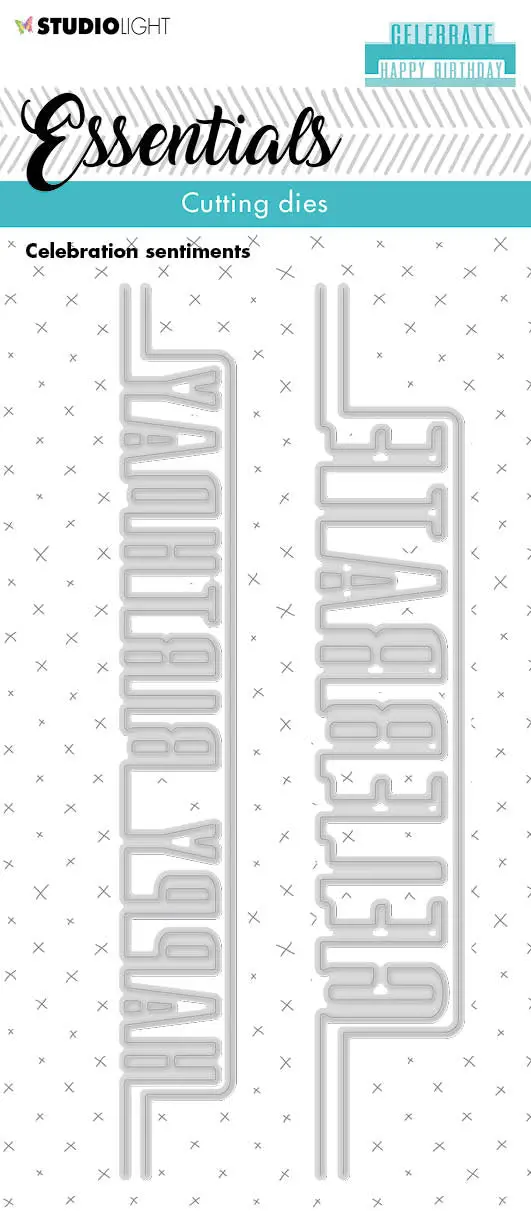 Sl Cutting Die Celebration Sentiments Essentials 58X152x1mm 4 Pc Nr.215 1