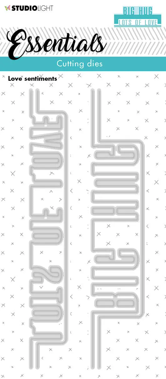 Sl Cutting Die Love Sentiments Essentials 62X152x1mm 4 Pc Nr.216 1