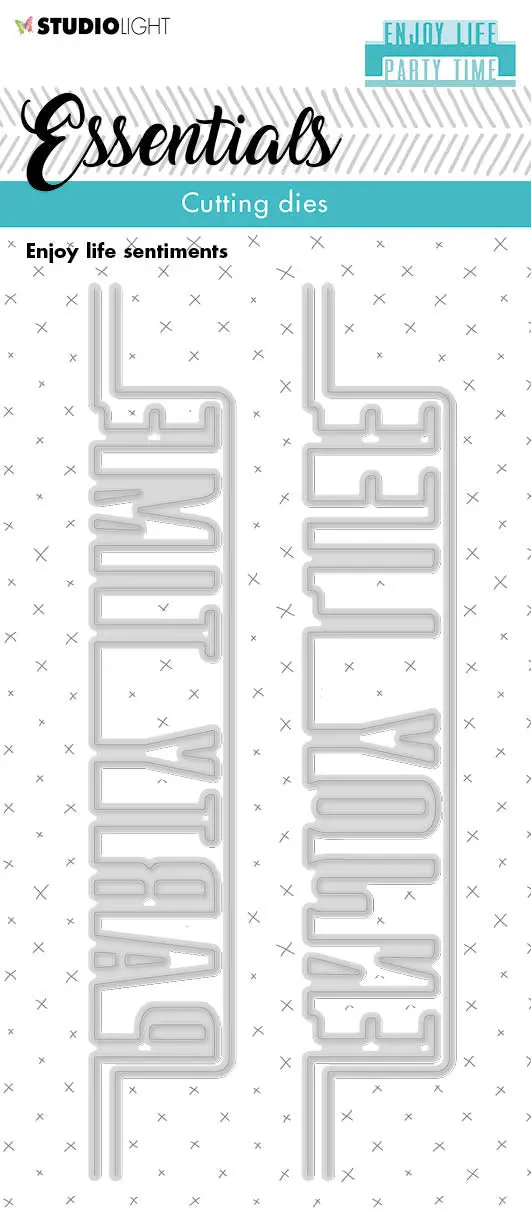 Sl Cutting Die Enjoy Life Sentiments Essentials 62X152x1mm 4 Pc Nr.217 1