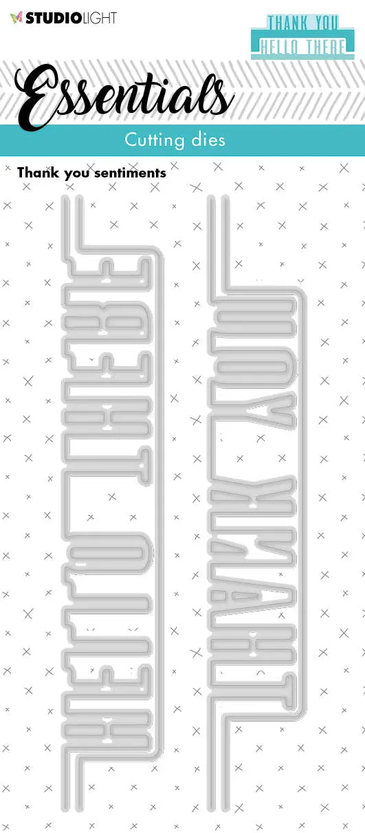 Sl Cutting Die Thank You Sentiments Essentials 60X152x1mm 4 Pc Nr.218 1