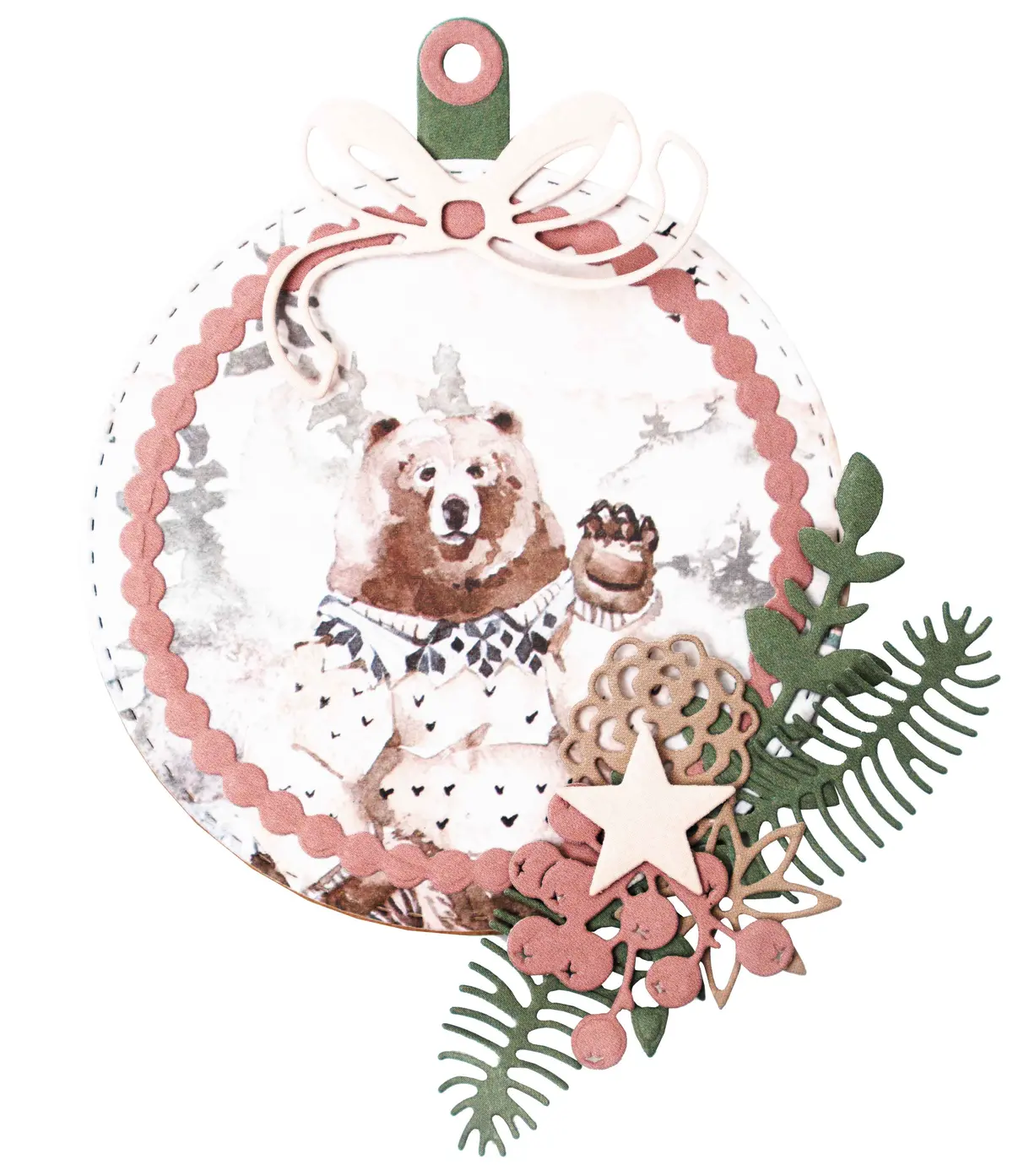 Sl Cutting Dies Christmas Circle Label Essentials 100X146x1mm 13 Pc Nr.244 2