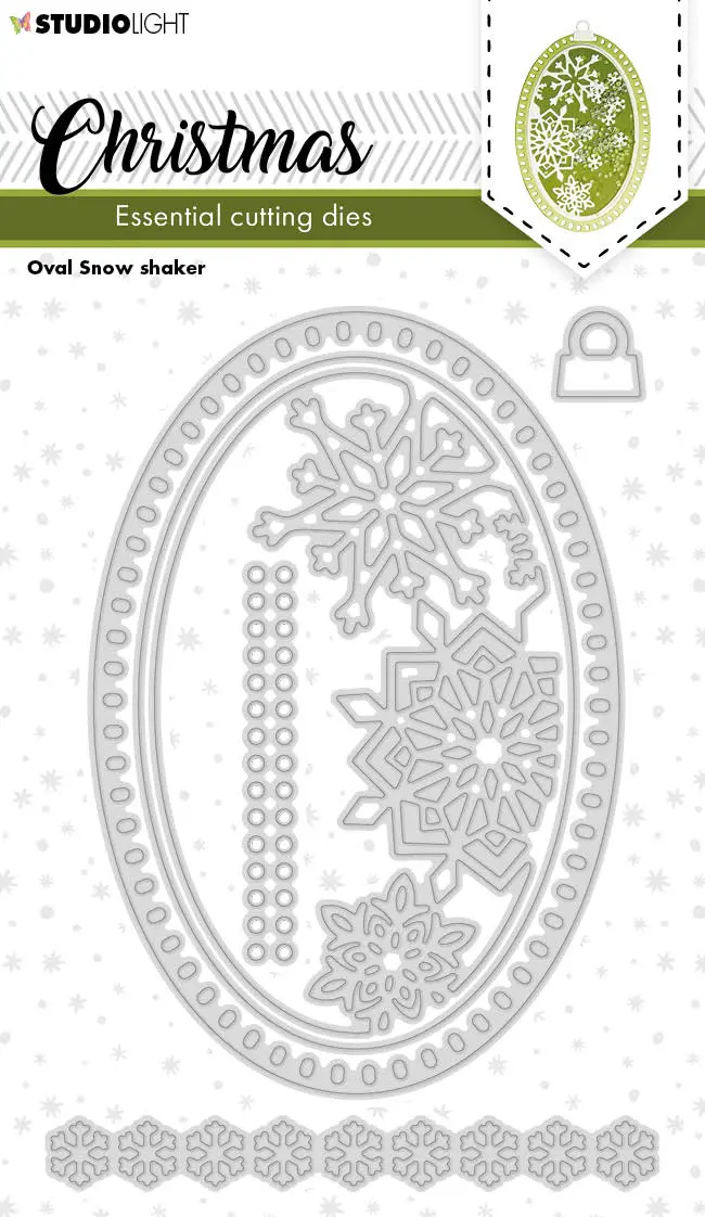 Sl Cutting Dies Christmas Oval Shaker Essentials 96X138x1mm 6 Pc Nr.253 1