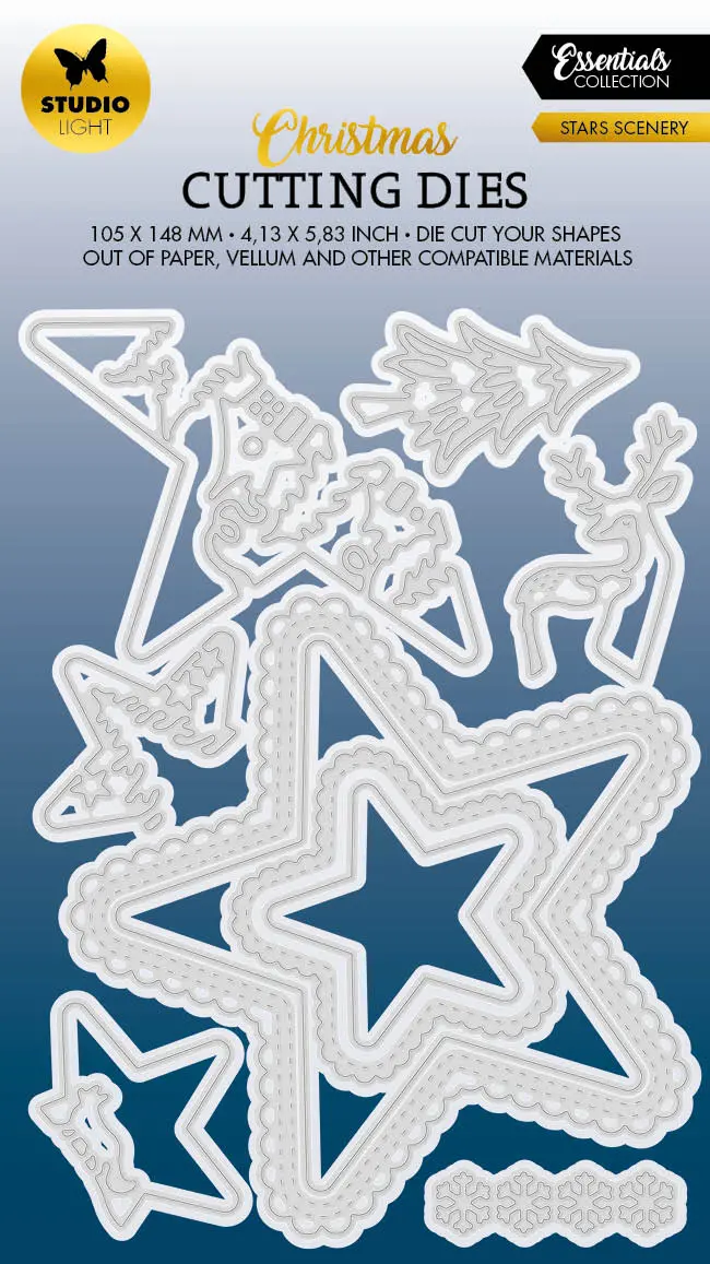 Sl Cutting Die Star Scenery Essentials 109X151,5X1mm 10 Pc Nr.568 1