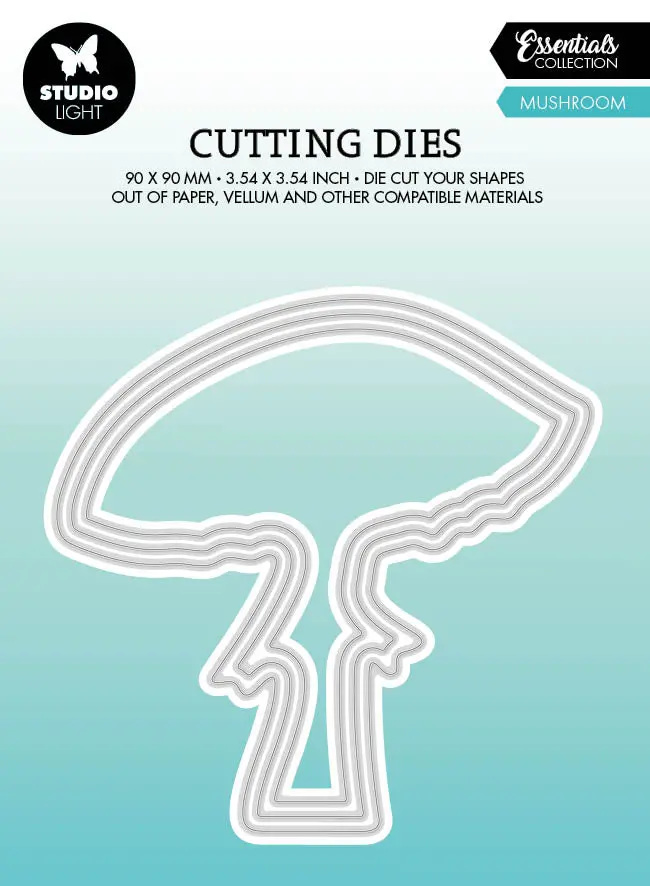 Sl Cutting Die Mushroom Essentials 90X90x1mm 3 Pc Nr.575 1