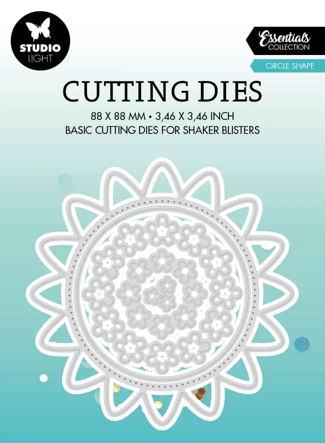 Sl Cutting Die Circle Shape Essentials 88X88x1mm 5 Pc Nr.576 1