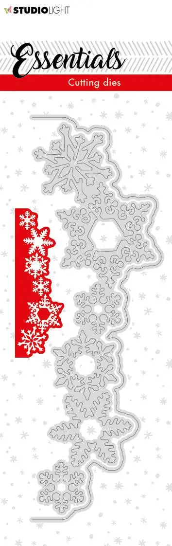 Sl Cutting Die Christmas Snowflakes Edge Essentials 50X150mm Nr.67 1