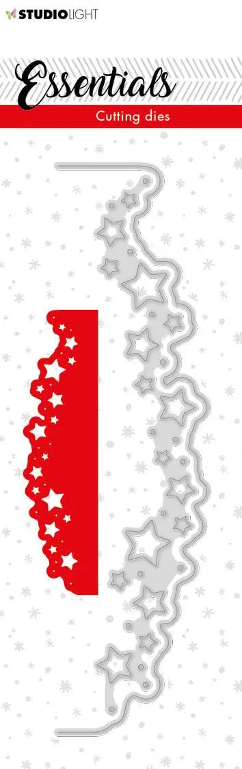 Sl Cutting Die Christmas Star Edge Essentials 50X150mm Nr.68 1