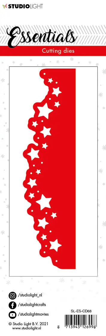 Sl Cutting Die Christmas Star Edge Essentials 50X150mm Nr.68 2