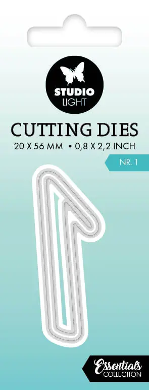 Sl Cutting Dies Nr. 1 Essentials 20X56x1mm 2 Pc Nr.745 1