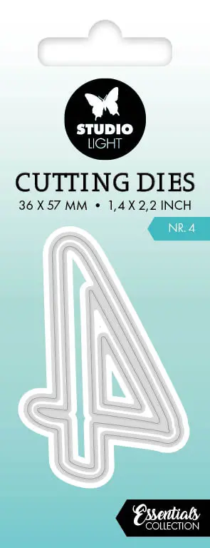 Sl Cutting Dies Nr. 4 Essentials 36X57x1mm 2 Pc Nr.748 1