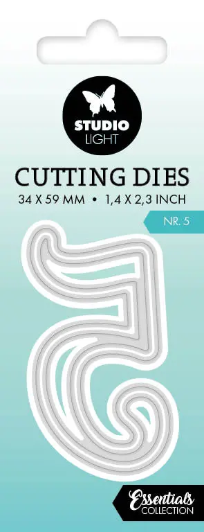 Sl Cutting Dies Nr. 5 Essentials 34X59x1mm 2 Pc Nr.749 1