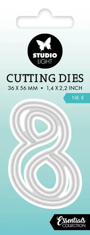Sl Cutting Dies Nr. 8 Essentials 36X56x1mm 2 Pc Nr.752 1