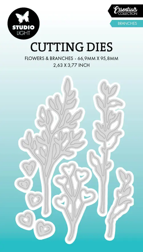 Sl Cutting Die Branches Essentials 9 Pc 1