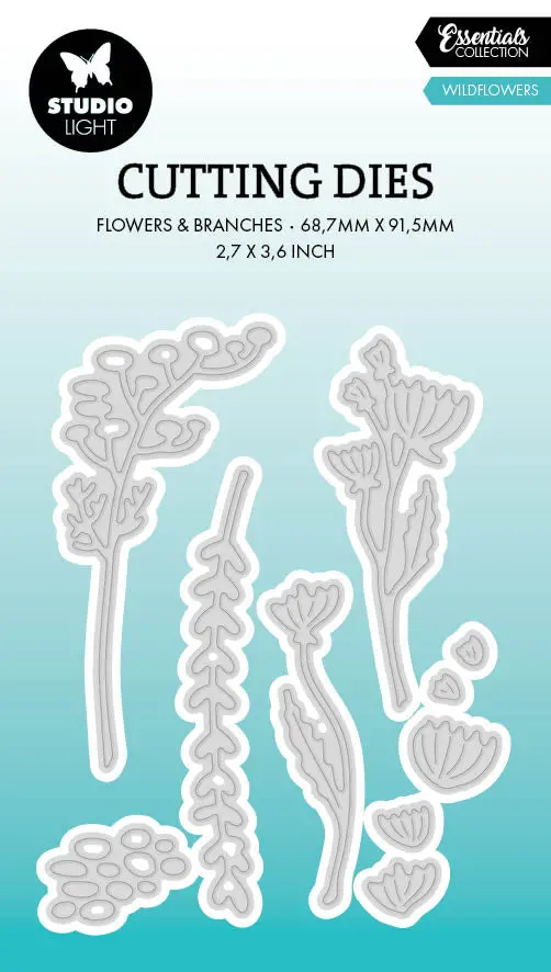 Sl Cutting Die Wild Flowers Essentials 10 Pc 1