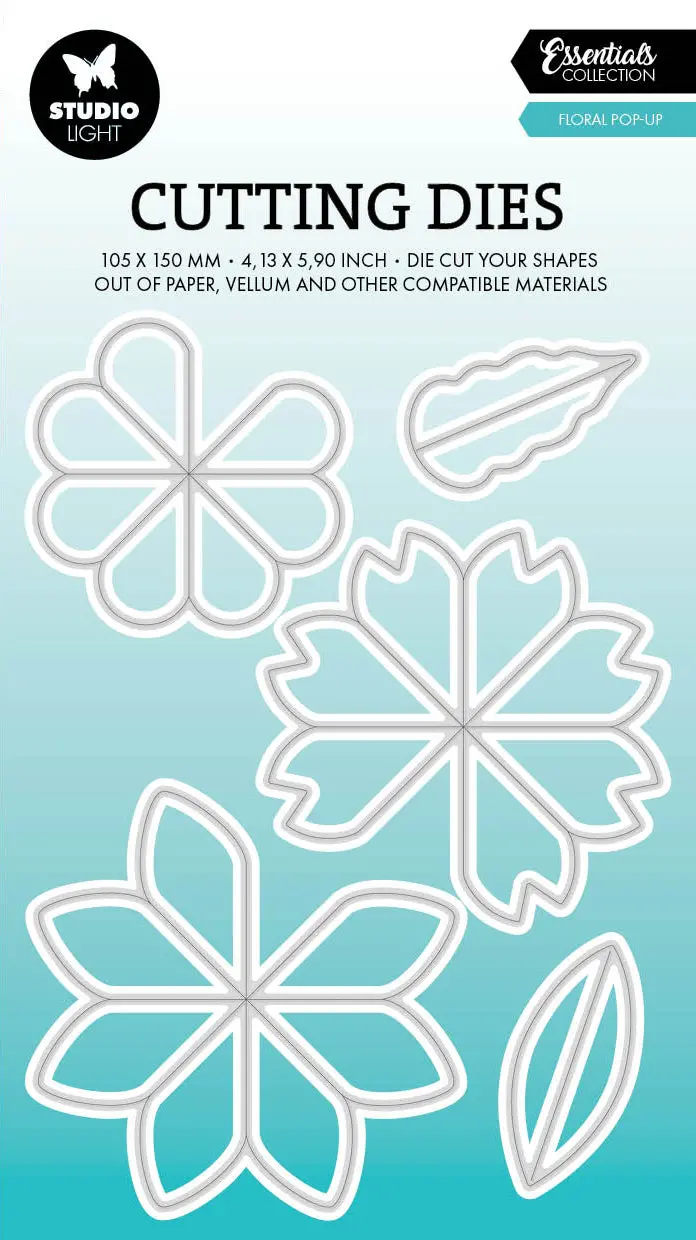 Sl Cutting Dies Floral Pop-Up Essentials 5 Pc 1