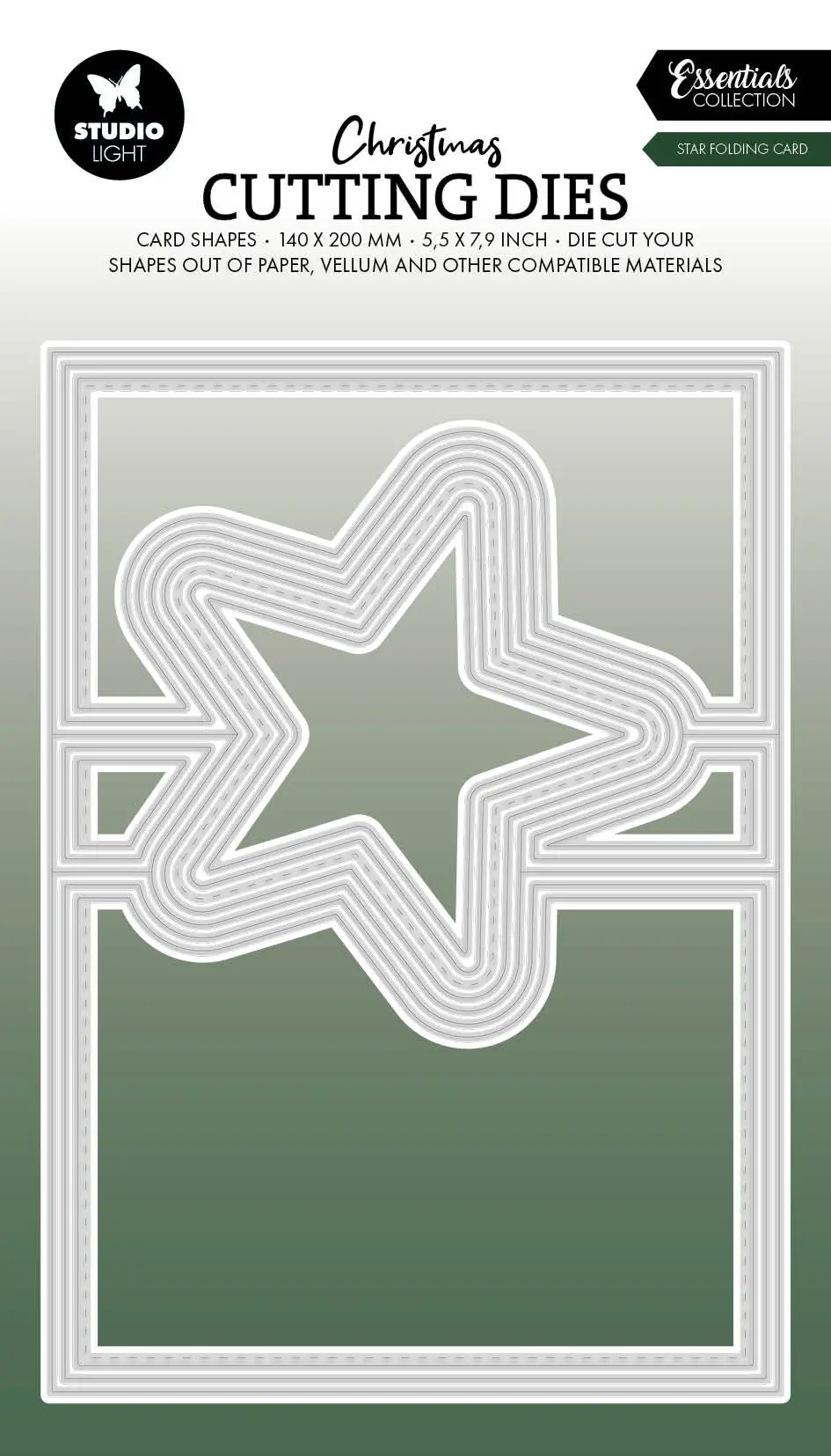 Sl Cutting Dies Star Folding Card Essentials 13 Pc 1