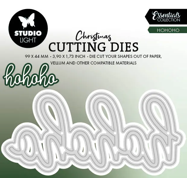 Sl Cutting Dies Hohoho Essentials 2 Pc 1