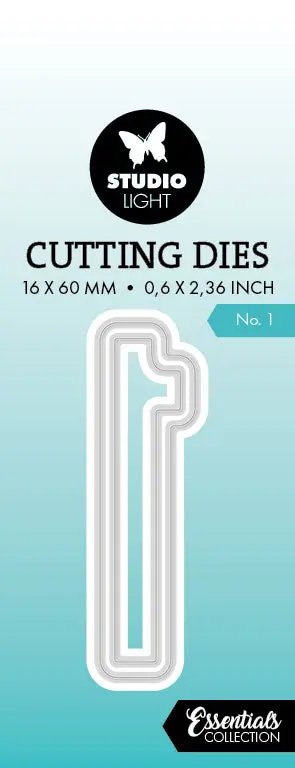 Sl Cutting Die Number 1 Essentials 1 Pc 1