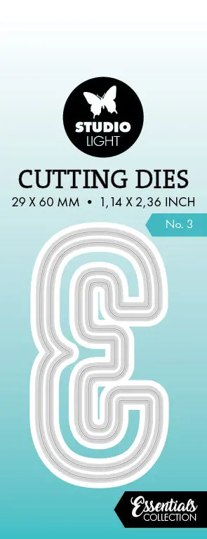 Sl Cutting Die Number 3 Essentials 1 Pc 1