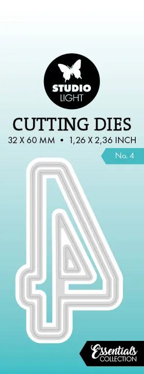 Sl Cutting Die Number 4 Essentials 1 Pc 1