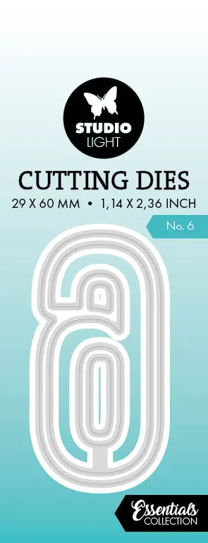 Sl Cutting Die Number 6 Essentials 1 Pc 1