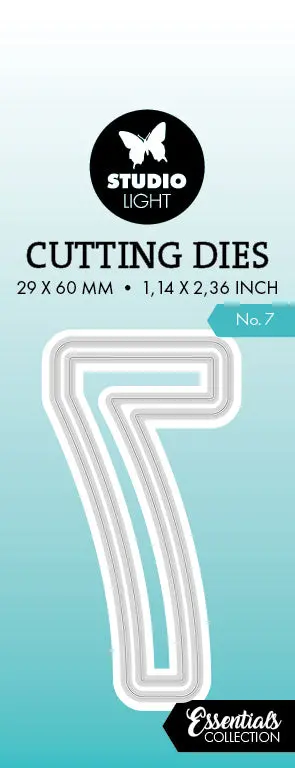 Sl Cutting Die Number 7 Essentials 1 Pc 1