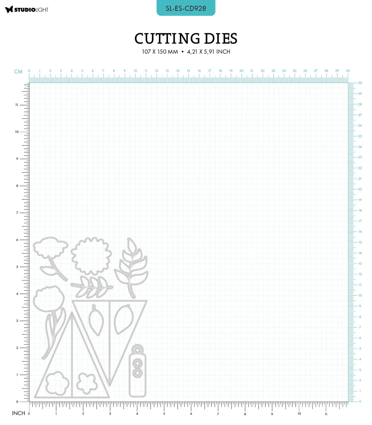 Sl Cutting Die Bouquet Pop-Up Essentials 13 Pc 2