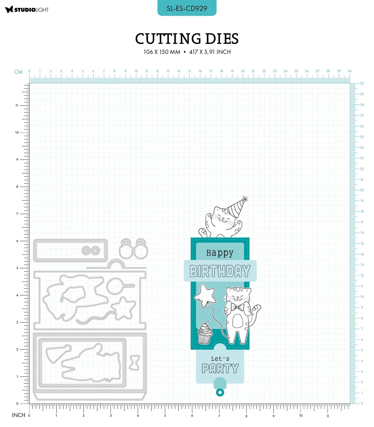 Sl Cutting Die Peek A Boo Slider Essentials 14 Pc 2
