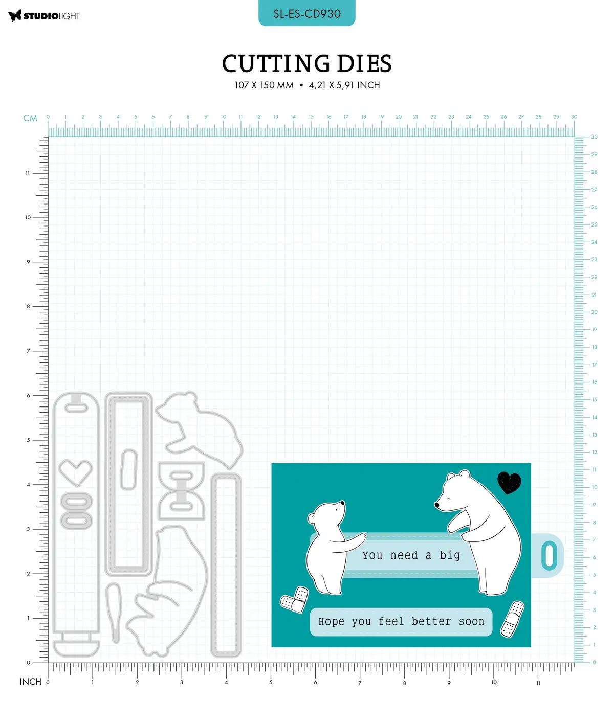 Sl Cutting Die Hug Slider Essentials 11 Pc 2