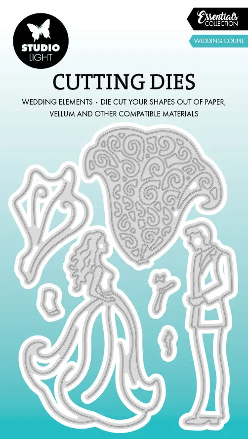 Sl Cutting Die Wedding Couple Essentials 7 Pc 1