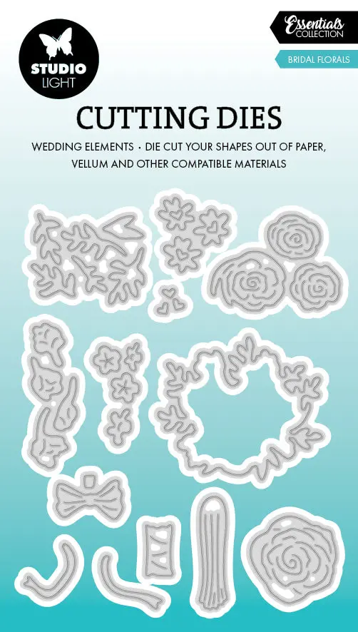 Sl Cutting Die Bridal Florals Essentials 13 Pc 1