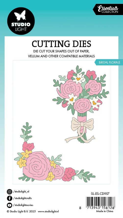 Sl Cutting Die Bridal Florals Essentials 13 Pc 2