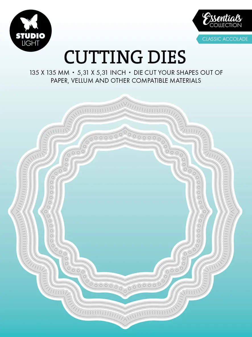 Sl Cutting Die Classic Accolade Essentials 6 Pc 1