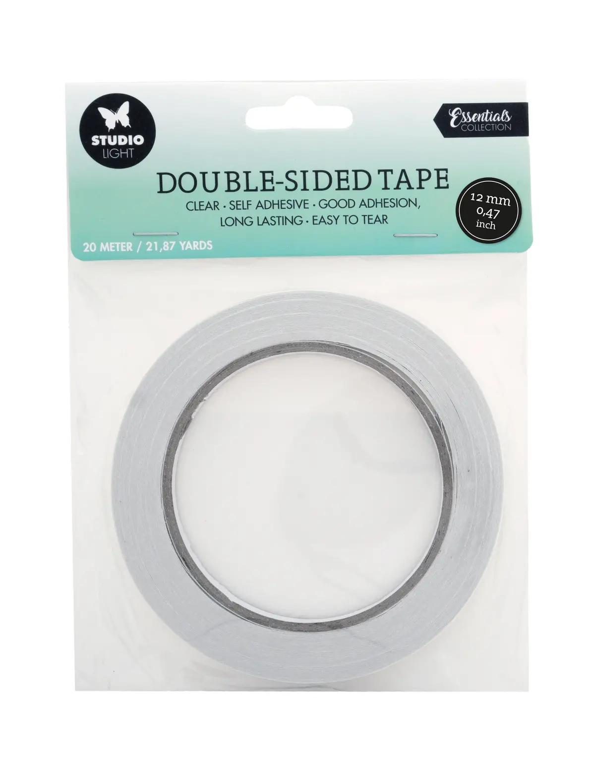 Sl Double-Sided Adhesive Tape 12Mm Essentials Tools 20 Meter 1