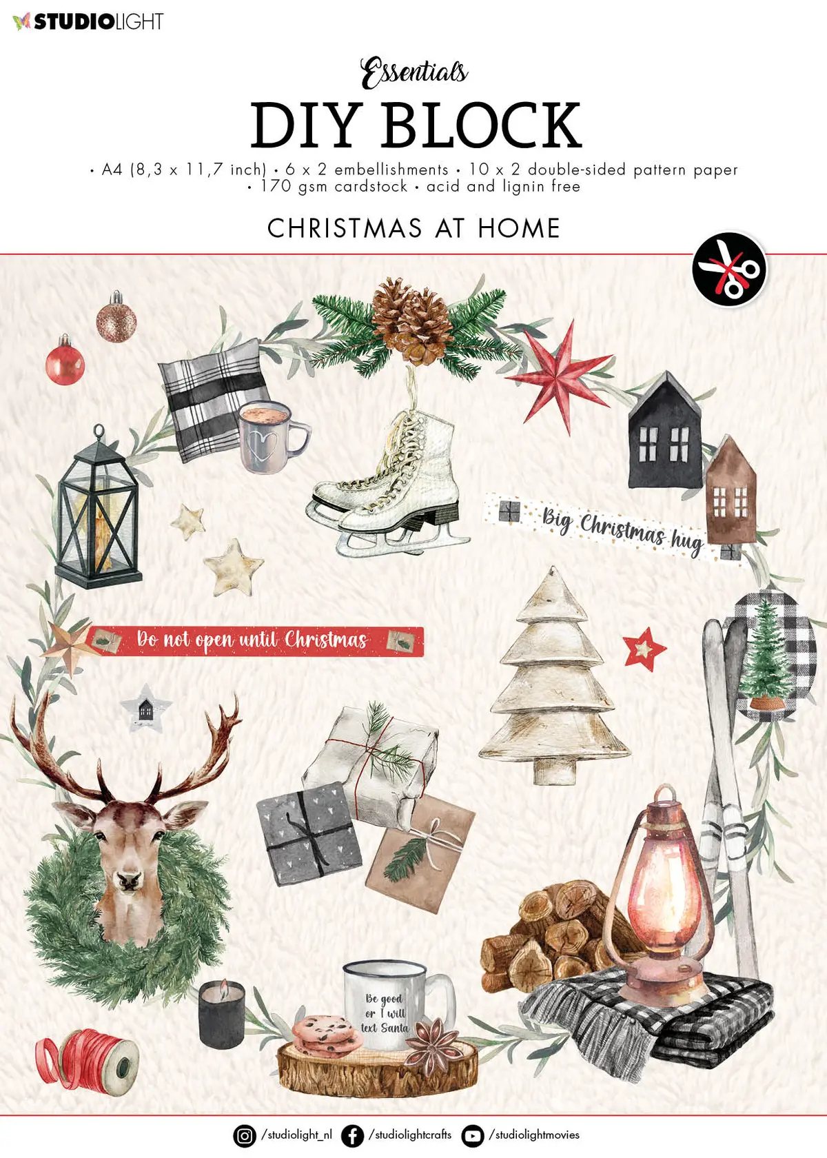 Sl Diy Block Christmas Essentials 294X210x9mm 32 Sh Nr.50 1